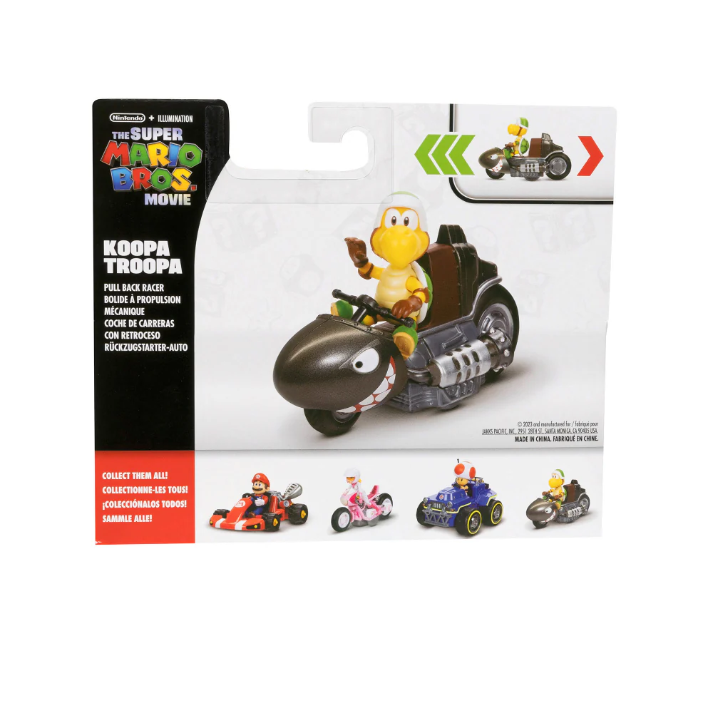Nintendo Super Mario Pelicula Figura 2,5" C/Kart Koopa Troopa - Imagen 2