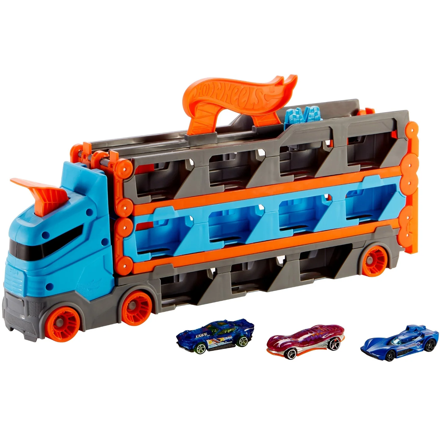 Hot Wheels Remolque Pista de Carreras